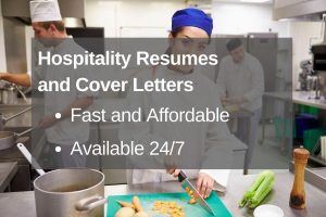 Hospitality Resumes and Cover letters