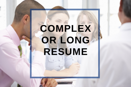 Complex or long Resume