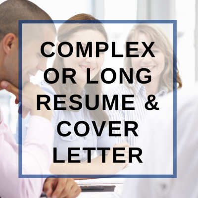 Long Resume and cover letter
